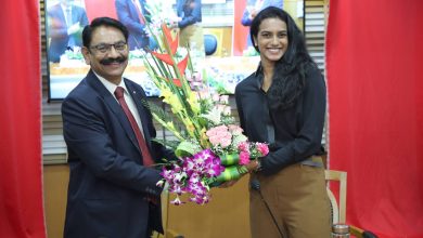 Photo of Olympic Shuttler PV Sindhu Launches Bank Of Baroda’s All New Corporate Website