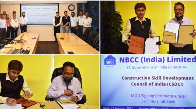 Photo of NBCC Signs MoU With CSDCI Under Skill India Initiative