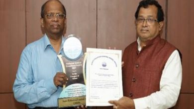 Photo of Pralhad Joshi Congratulates NALCO For Winning Pollution Control Excellence Award- 2021