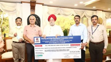 Photo of HUDCO Hands Over Cheque Of Rs 174.23 Crore As Final Dividend To Minister of Housing And Urban Affairs