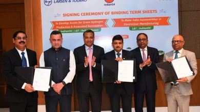 Photo of IndianOil, L&T And ReNew To Form JV For Development Of Green Hydrogen Business