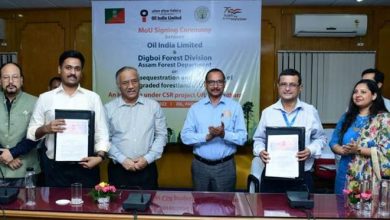 Photo of OIL Signs MoU For Carbon Sequestration And Restoration Of Degraded Forest Land In Digboi