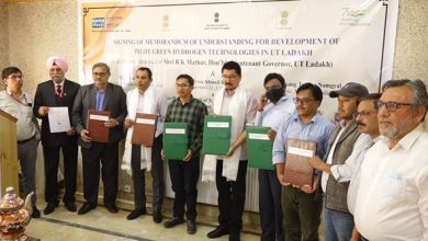 Photo of NHPC Signs MoU For Development Of “Pilot Green Hydrogen Technologies”