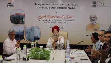 Photo of Hardeep Singh Puri Inaugurates CNG Stations And LCNG Stations At Hebbal, Mysuru
