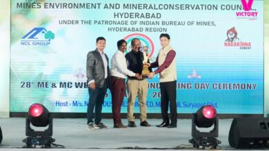 Photo of Garbham Manganese Mines Of RINL Adjudged Overall 2 Best Mine Under Medium Large Mechanized Mines category Out Of 22 Mines In Hyderabad Region