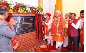 Photo of Union Petroleum Minister Lays Foundation Stone Of ONGC-Funded Yatri Niwas In Jammu