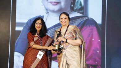 Photo of Smt. Parminder Chopra, Director (Finance) And CMD (Addl. Charge), PFC Honored With “Finance Leader of the Year” Award