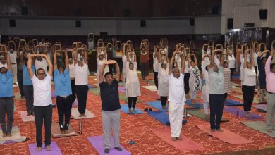 Photo of 10th International Day Of Yoga Celebrated With Fervor At RINL