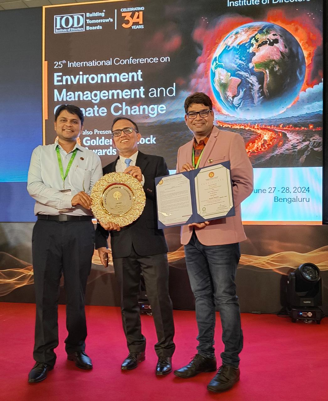 NTPC Talcher Thermal Awarded Prestigious Golden Peacock Occupational ...