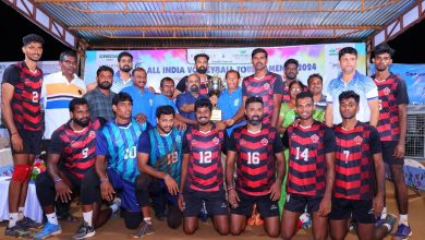 Photo of Indian Overseas Bank Volleyball Team Triumphs At State Level Invitational Tournament