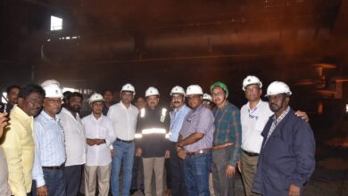 Photo of Kollu Ravindra, Minister, Government Of AP, Visits Visakhapatnam Steel Plant