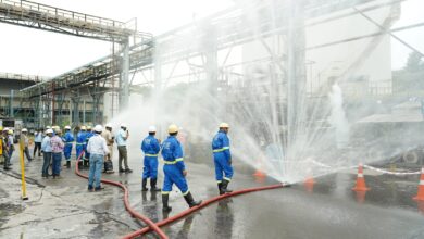 Photo of Plant Level On-Site Emergency Mock Drill Conducted At RINL