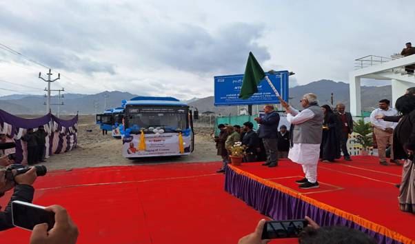 NTPC Launches Green Hydrogen Buses in Leh, Setting New Standards for Eco-Friendly Mobility