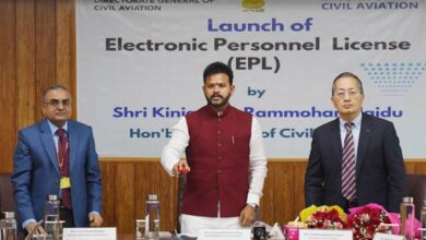 Photo of Civil Aviation Minister Ram Mohan Naidu Launches Digital License For Pilots