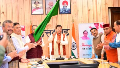 Photo of Uttarakhand CM Dhami Flags Off Four Heli-Services Today