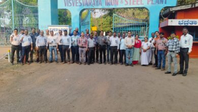 Photo of SAIL Officers Protest In Bokaro With Black Badges Against Management For Forcible Retirement Of 11 Officials