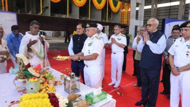 Photo of Keel Laying Of Second Fleet Support Ship For Indian Navy