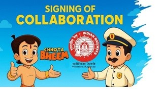 Photo of Chhota Bheem Teams Up With Western Railway To Spread Railway Safety Awareness