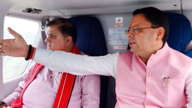Photo of Uttarakhand CM Conducts Aerial Survey Of Flood-Hit Uttarkashi