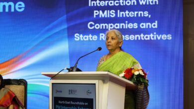 Photo of Union Finance Minister Nirmala Sitharaman Engages With Interns At PMIS North-East Roundtable In Shillong