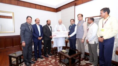 Photo of Repco Bank Presents ₹22.90 Crore Dividend Cheque to Union Home Minister Amit Shah for FY 2024-25
