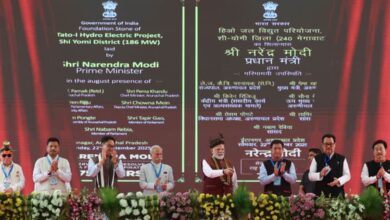Photo of Prime Minister Modi Lays Foundation Stone of Two Major NEEPCO Hydro Projects in Arunachal Pradesh