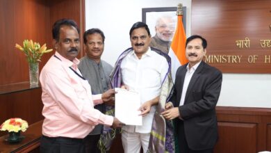 Photo of SEA and NCOA Leaders Meet Union Minister of State for Steel to Raise RINL Issues