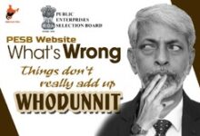 Photo of Comedy of Errors of Sorts at PESB Website regarding SAIL Chairman leaves people whispering in disbelief