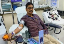 Photo of RINL–Visakhapatnam Steel Plant General Foreman KVLN Reddy Donates Blood for 63rd Time