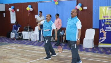 Photo of BCCL CMD inaugurates newly constructed badminton court complex at Coal Nagar, Dhanbad