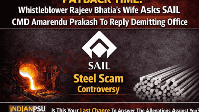 Photo of Is It Payback Time?: Whistleblower Rajeev Bhatia’s Wife Poses Tough Questions Before SAIL CMD Amarendu Prakash Demits Office!