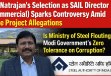Photo of SAIL Under Fire: Steel Ministry Elevates Officer Amid Scam Shadow