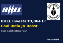 Photo of BHEL to Invest ₹3,064 Crore in Coal India JV; Expands into Coal Gasification and Rail Maintenance