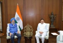 Photo of Uttarakhand CM Dhami Meets Hardeep Singh Puri, Seeks Uninterrupted LPG Availability for Char Dham Yatra