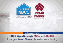 Photo of NBCC Signs Strategic MoUs with HUDCO for August Kranti Bhawan Redevelopment and Project Funding
