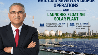 Photo of GAIL (India) Limited CMD Reviews Vijaipur LPG Hub, Inaugurates Floating Solar Plant To Boost Green Energy Push