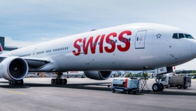 Photo of SWISS Airbus Aborts Takeoff at Delhi Airport After Engine Malfunction; Six Passengers Injured