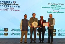 Photo of NTPC Vindhyachal Bags Gold at Greentech Energy Management Excellence Awards 2026