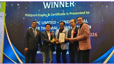 Photo of NTPC Vindhyachal Bags Platinum Trophy at Prestigious IBC OHS&E Excellence Awards 2026