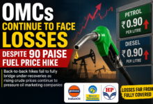 Photo of OMCs Continue to Face Losses Despite 90 Paise Fuel Price Hike