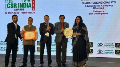 Photo of BCCL Bags Two Gold Awards at Greentech CSR India Awards 2026