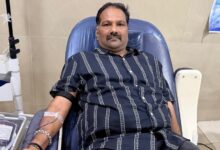 Photo of Karri Srinivas, DGM (Safety), RINL, Donates Rare O-Negative Blood for the 58th Time