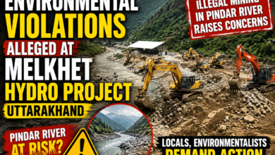 Photo of Environmental Violations Alleged at Melkhet Hydro Project in Uttarakhand; Illegal Riverbed Mining Raises Concerns
