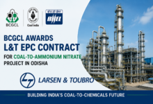 Photo of Bharat Coal Gasification and Chemicals Ltd (BCGCL) awards L&T EPC contract for Coal-to-Ammonium Nitrate project in Odisha