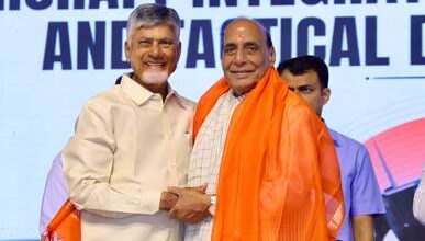 Photo of Rajnath Singh, Chandrababu Naidu Launch Mega Defence Projects in Andhra; AMCA Facility, Drone City to Power Aatmanirbhar Bharat