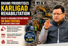 Photo of Dhami Prioritises Karligad Rehabilitation; Administration Launches Massive Relief and Protection Drive