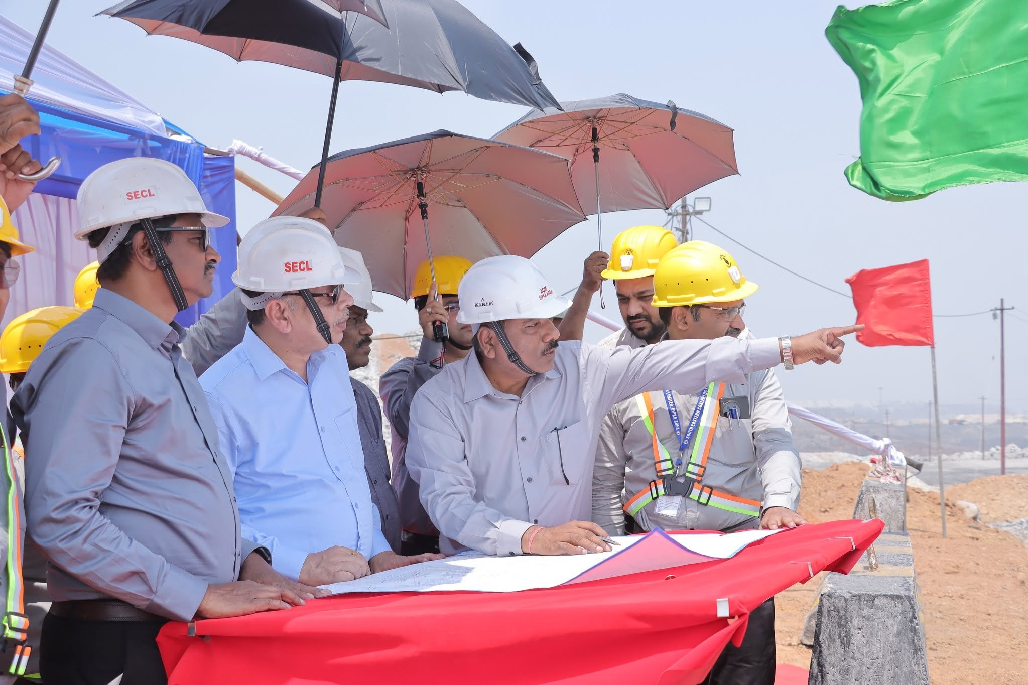 CIL Director (Finance) Reviews Operations at SECL’s Gevra and Dipka Mega Projects