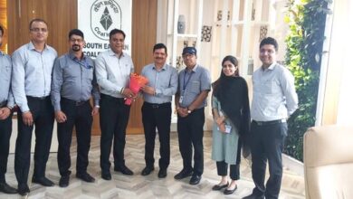 Photo of Newly Elected CMOAI SECL Branch Representatives Pay Courtesy Visit to CMD Harish Duhan