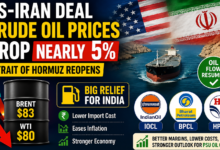 Photo of US-Iran Deal Triggers Sharp Fall in Crude Oil Prices; Big Relief for India and PSU Oil Marketing Companies