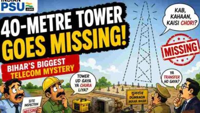 Photo of Bihar’s Great Telecom Magic Trick! 40-Metre Mobile Tower Vanishes, Leaves Officials Searching for Signal
